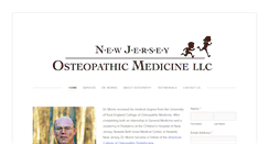 Desktop Screenshot of njosteopathic.com